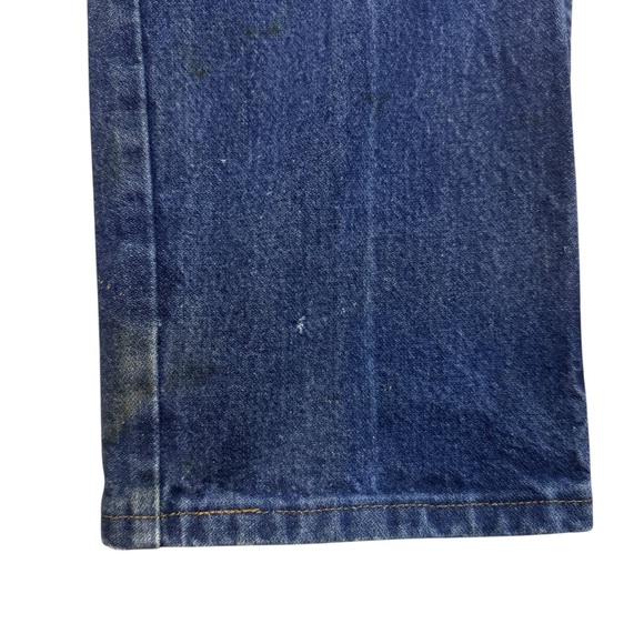 Wrangler Men's 936PWD Cowboy Cut Slim Fit prewashed indigo jeans, size 34x36. - Picture 5 of 8